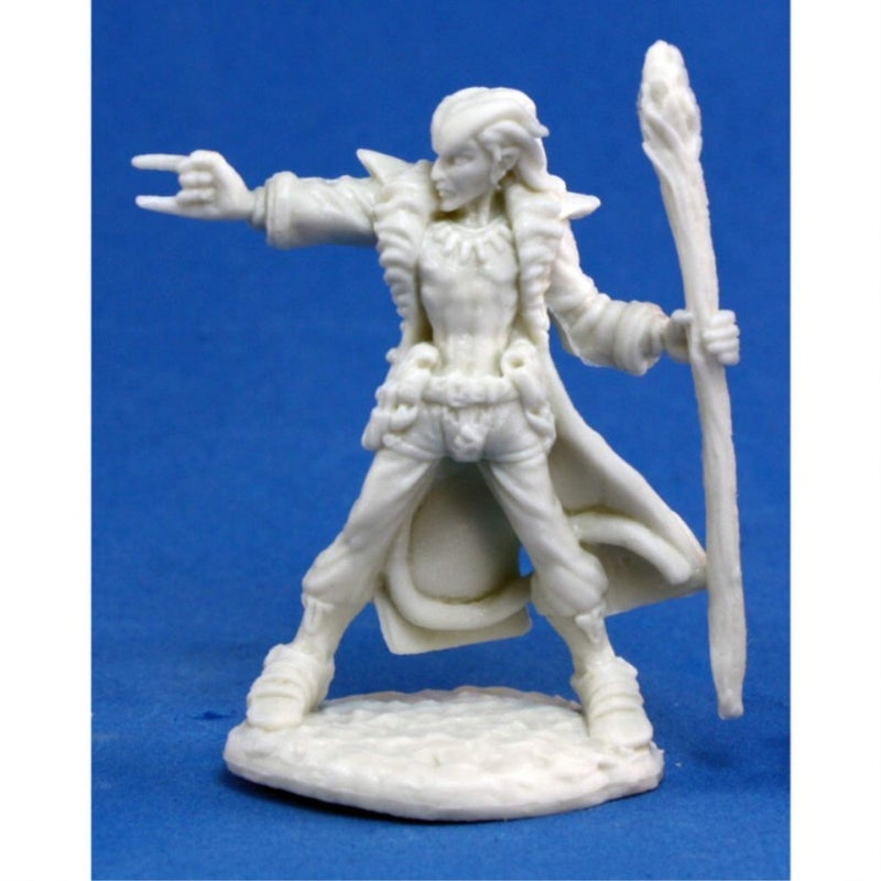 Reaper 77149 Damien Hellborn Wizard Dark Heaven Bones Plastic Miniature - Image 2