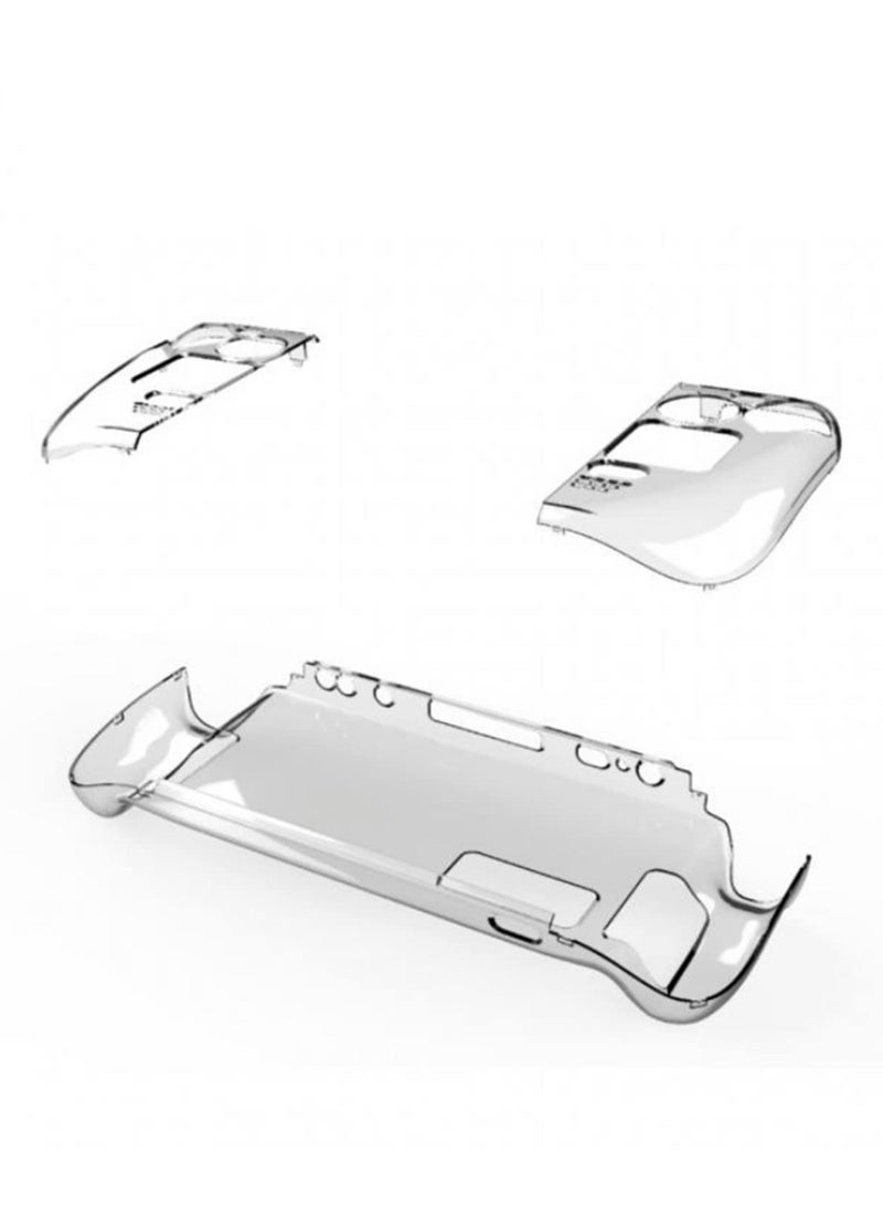 1 قطعة غطاء صلب شفاف من البولي كربونيت لستيم ديك، غلاف وقائي بلوري منقسم للجهاز، غطاء لوحة ألعاب لستيم ديك، صدفة لوحة تحكم ألعاب ستيم ديك - Image 2