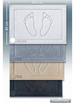 100% Cotton Woven Bath Mat Foot 60X40 cm - pzsku/Z0B43E8D2E151D88BC1D1Z/45/_/1740660864/b5195683-5a80-420a-85c3-4dbe9c554f69