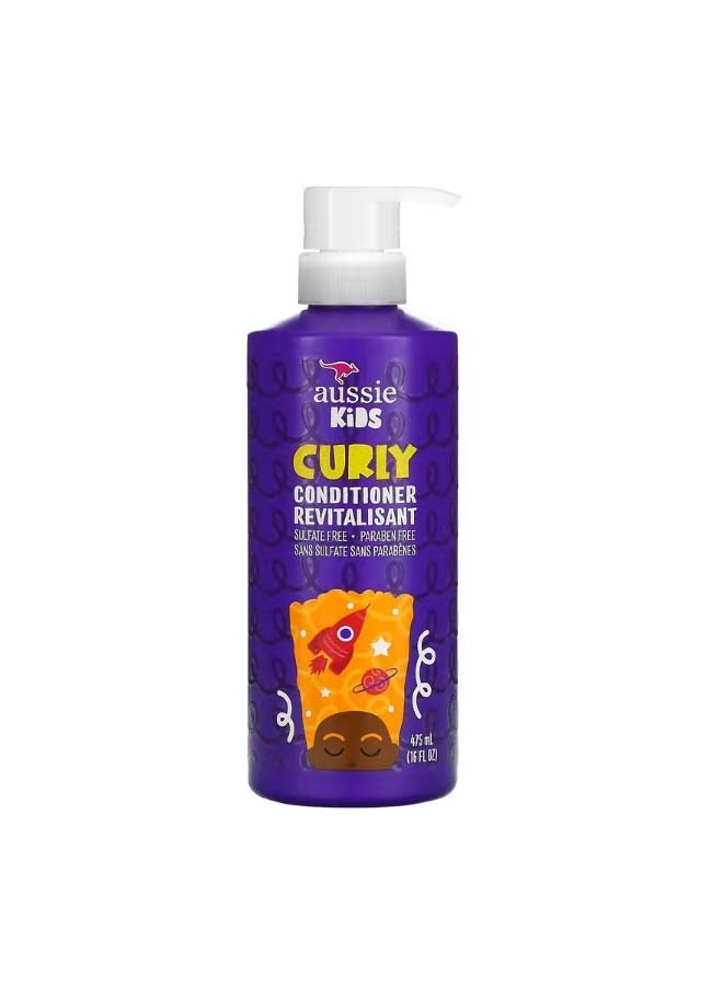 Aussie Kids Curly Conditioner Revitalisant Sunny Tropical Scent 16 fl oz 475 ml - Image 1