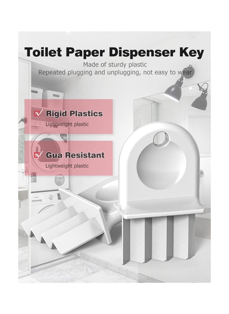 SYOSI - Paper Towel Dispenser Key 10 PCS Universal Toilet Paper Dispenser Key Compatible for Paper Towel and Toilet Paper Dispensers - Image 1