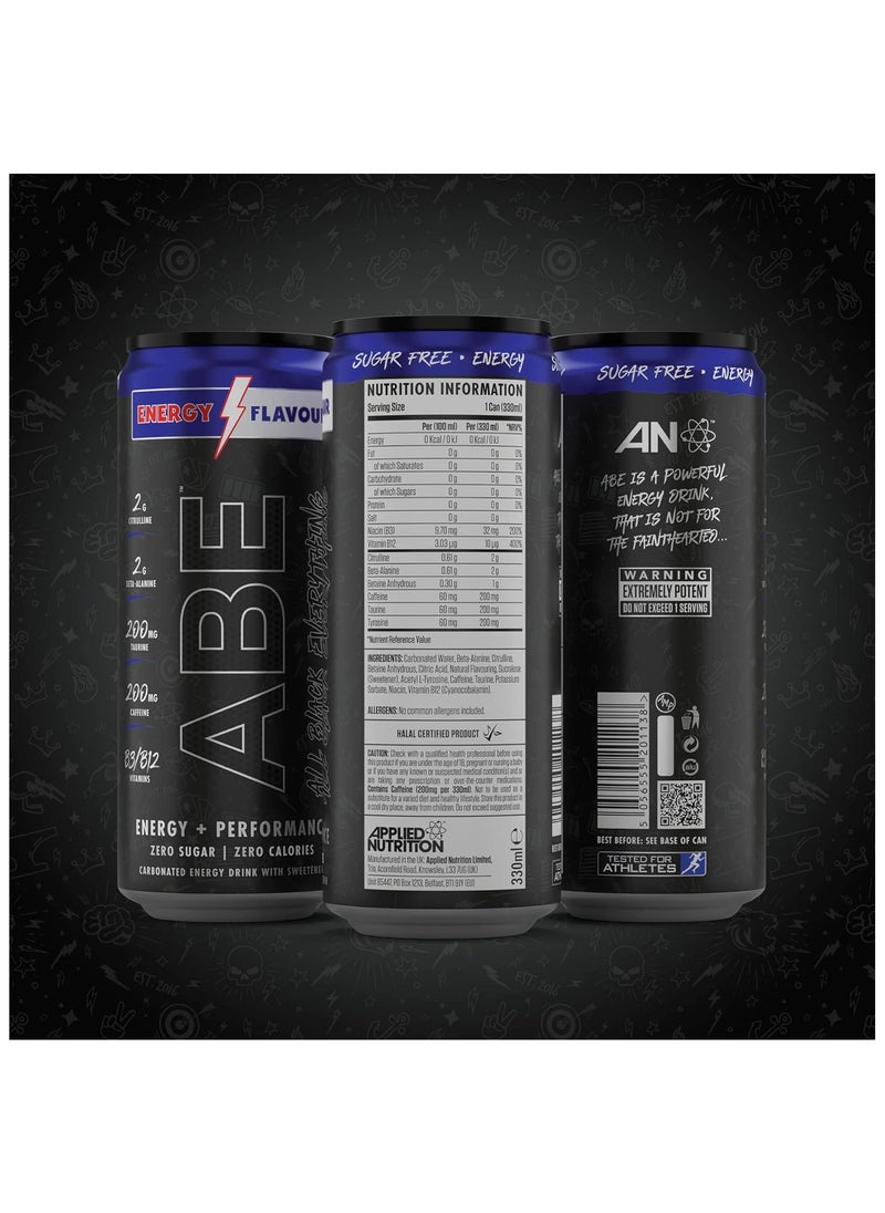 Applied Nutrition - Abe Ultimate Pre Workout Drink, Energy Flavor, 330 Ml - Image 1