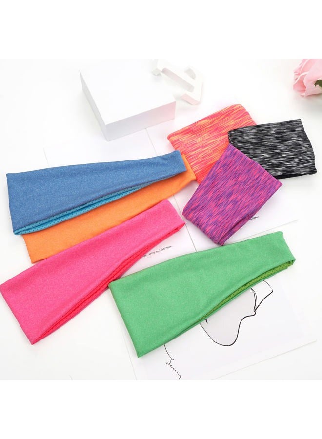 JOYOYO 12 Colors Headbands Breathable Athletic Sweatbands Sports Headband Moisture Wicking Elastic Hairband for Kids Children and Teenagers - Image 4