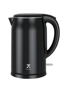 ZOLELE Electric Kettle SH1701B 1.7L Electric Kettle With Double Walled Glass Lid,1800W Fast Boiling, Keep-Warm Function and Cold Touch Handle