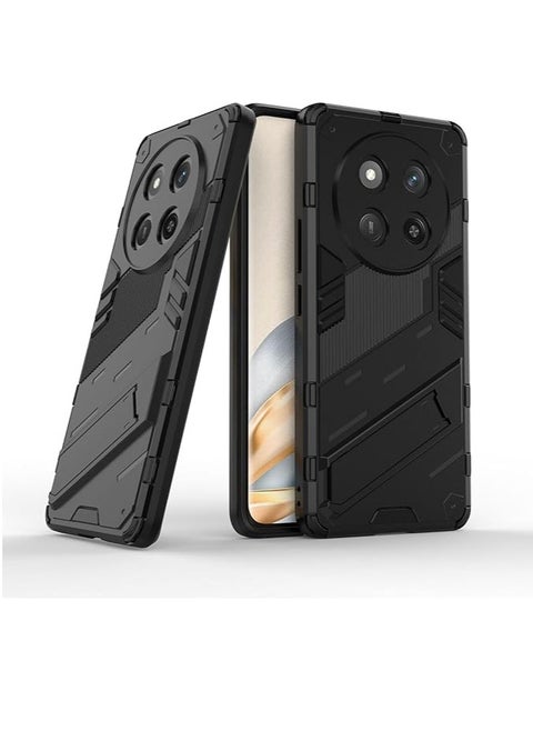 Case Compatible with Honor X9c 5G Case, 2 in 1 Armor Shockproof TPU Hybrid Hard PC Protective Cover with Foldable Hidden Bracket Stand Case for Honor X9C