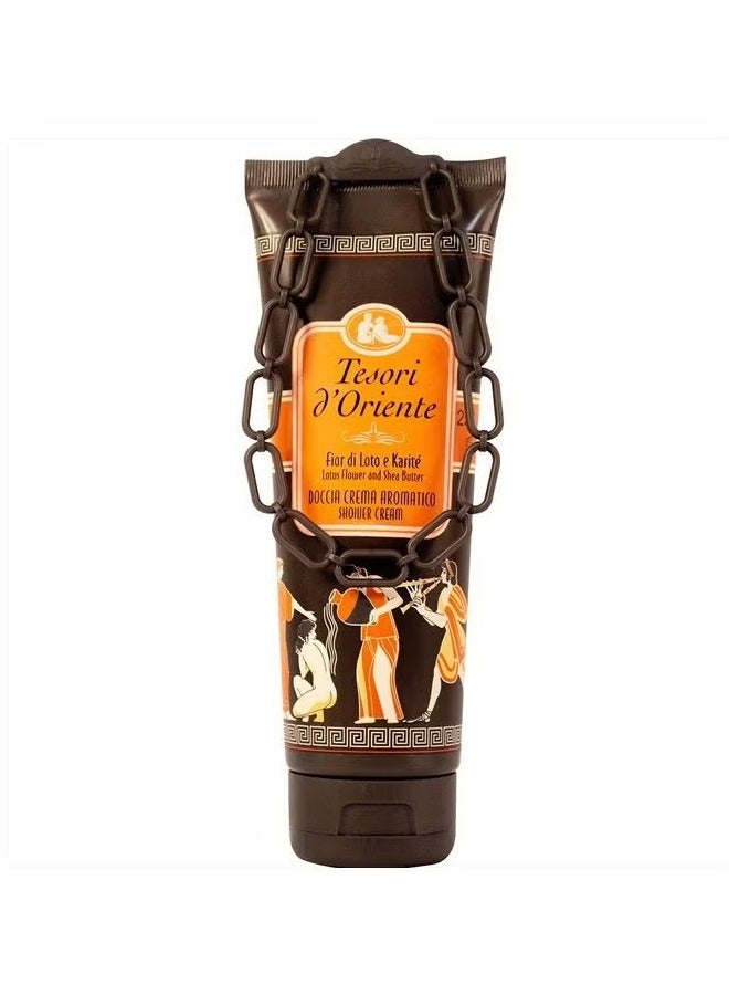 كريم استحمام عطري برائحة زهرة اللوتس وزبدة الشيا، 250 مل