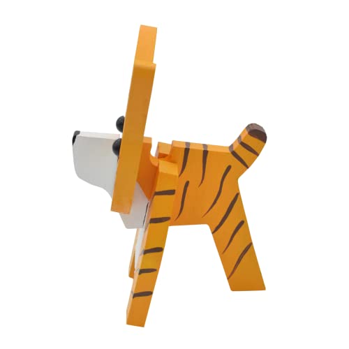 VIPbuy Creative Glasses Holder Stand, 3D Wooden Puzzle Animal Eyeglass Stand Home Office Desk Décor Gift (Cat) - Image 5