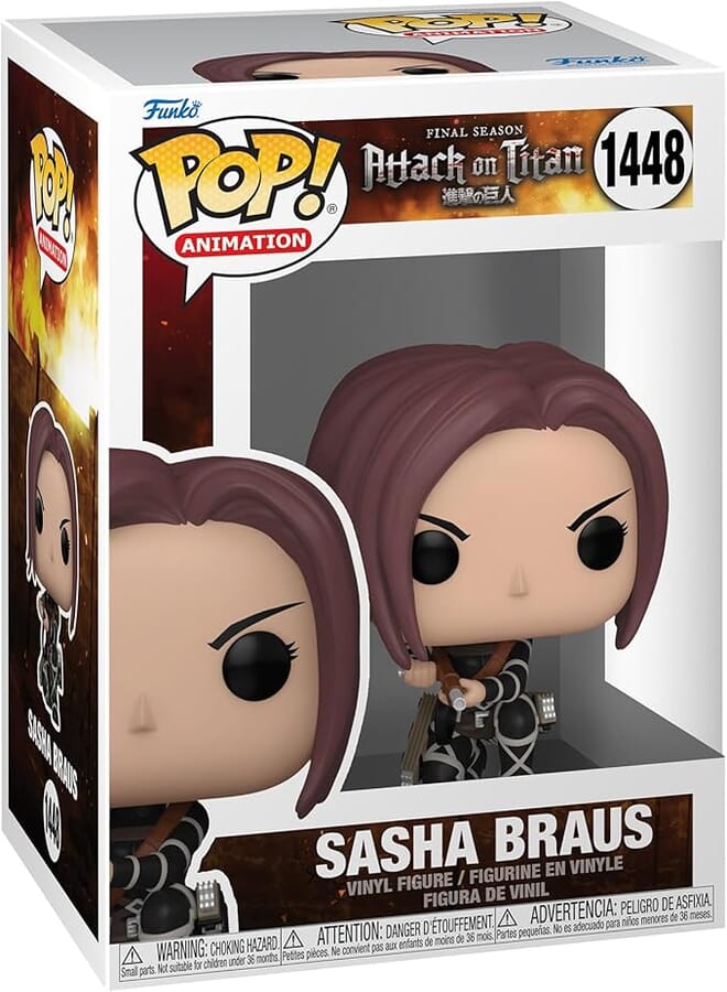 Funko POP! Animation: AoT - Sasha Braus - Attack on Titan - Collectable Vinyl Figure - Gift Idea - Official Merchandise - Toys for Kids & Adults - Anime Fans - Model Figure for Collectors and Display