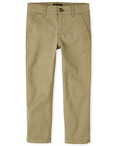 The Children's Place Boys Stretch Skinny Chino Pants,Flax Single,7 - Image 5