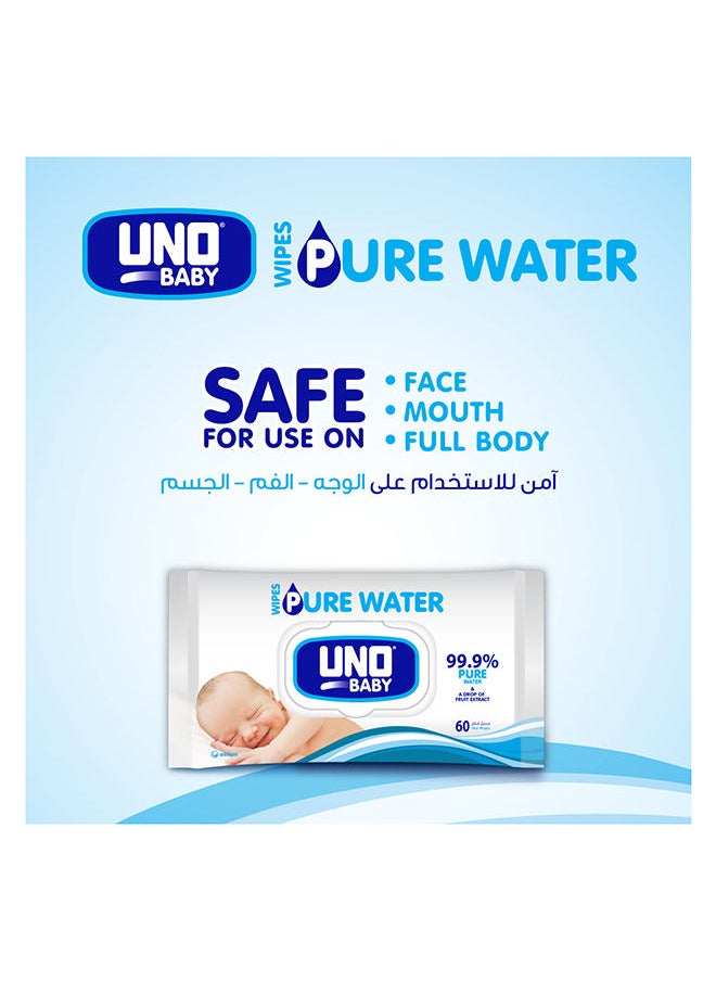 Mattel Games Baby Pure Water Wipes by Babyjoy, 99.9% Pure Water 24 x 28, 672 Wipes  - Image 4
