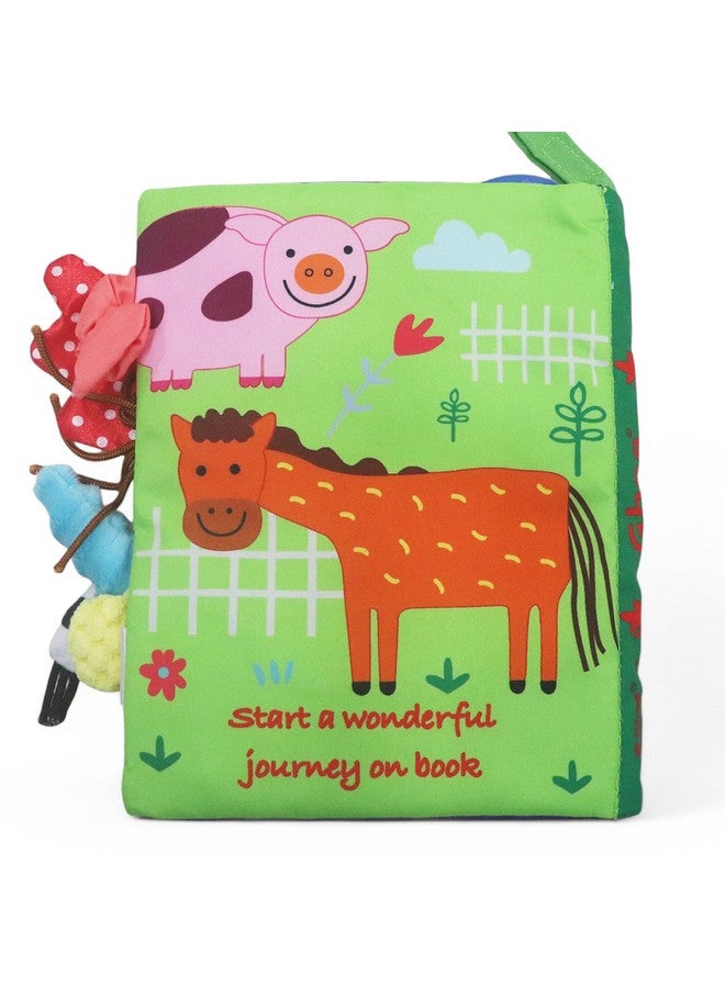 كراديل كروفت كتب ألعاب قماشية من Kradyl Kroft للأطفال والرضع | ألوان وملمس نابض بالحياة | كتب تعليمية وترفيهية للأطفال الصغار (Farm Tails) - Image 4