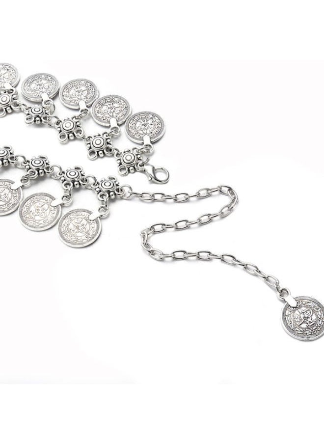NIBEMINENT - Vintage Coin Waist Body Chain - Image 1