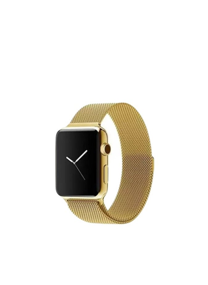 Protect Milanese Stainless Steel Watch Strap - Gold II Compatible With iWatch 38mm/40mm/41mm  - Image 1