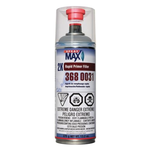 Spray Max U.S. Chemical & Plastics 2K Rapid Primer Filler Gray (USC-3680031) - Image 1