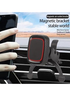 WINCA Universal Air Vent Magnetic Phone Mount Stand JY-A21 Adjustable Air Vent Phone Mount Strong Magnetic Navigation Car Phone Holder Cell Phone Holder Stand  - Image 2