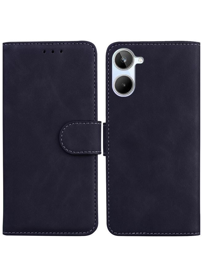 اس-توب جراب لهاتف Realme 10 4G، مصنوع من الجلد بلون نقي وملمس ناعم - Image 1