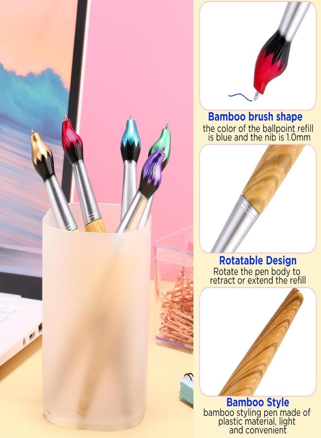 Thenshop مجموعة من 20 قلم فرشاة رسم من Thenshop، أقلام حبر جاف بتصميم فرشاة من الخيزران، أقلام حبر قابلة للسحب، مثالية للأنشطة الفنية، أدوات مدرسية، هدايا رائعة لحفلات الانتقال إلى منزل جديد، أعياد الميلاد، الهالوين، ورأس السنة الجديدة - Image 3