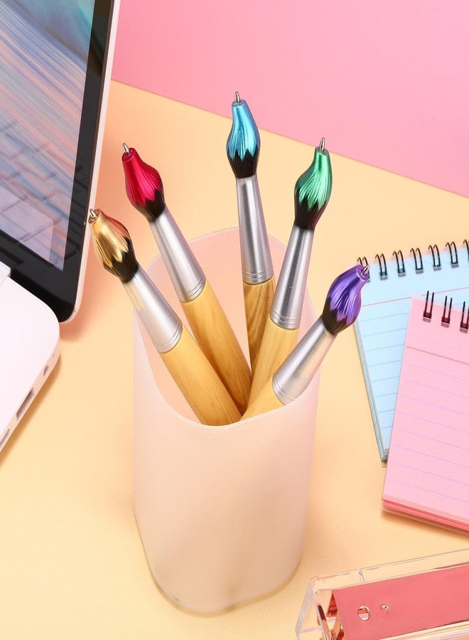 Thenshop مجموعة من 20 قلم فرشاة رسم من Thenshop، أقلام حبر جاف بتصميم فرشاة من الخيزران، أقلام حبر قابلة للسحب، مثالية للأنشطة الفنية، أدوات مدرسية، هدايا رائعة لحفلات الانتقال إلى منزل جديد، أعياد الميلاد، الهالوين، ورأس السنة الجديدة - Image 4
