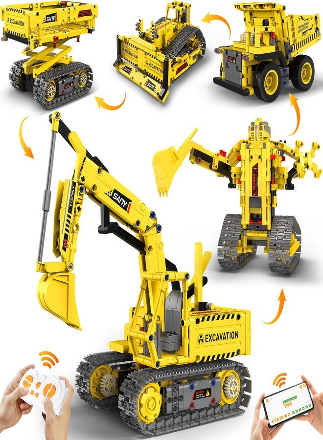 okk Robot Building Toys for Kids, 5 in 1 Stem Toys for Boys Age 8-12, APP & Remote Control Robot Kit, DIY Engineering Robotics kit, Programmable Building Set Gifts for Boys Girls(555+ PCS) - Image 1