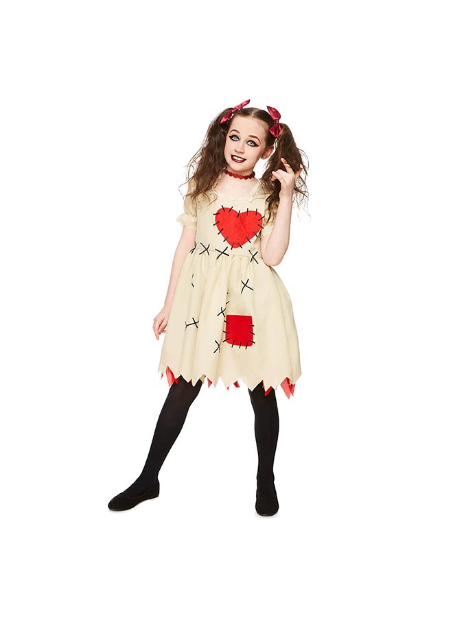RUBIE'S Doll Dress Kids Girls Costume-84561-M-5-6Y-Beige  - Image 1