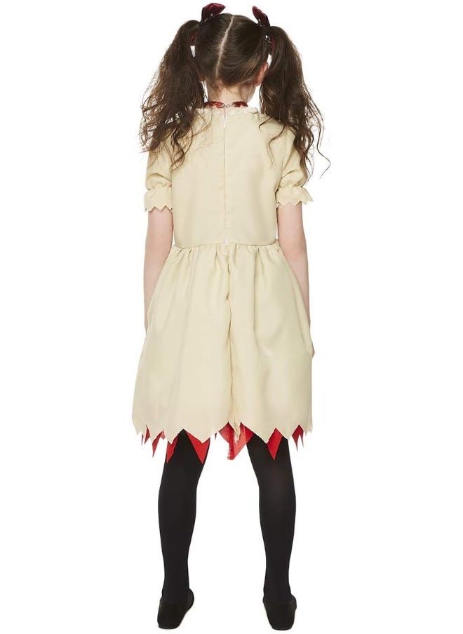 RUBIE'S Doll Dress Kids Girls Costume-84561-M-5-6Y-Beige  - Image 3