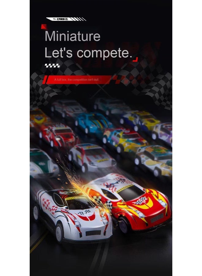 NIBEMINENT Toy Cars for Kids, 48 Pieces Pull Back Toy Race Cars, Die-Cast Container Storage Box Car Party Favors, Toy Cars for Toddlers 3 4 5 6 7 Years Old  - Image 5
