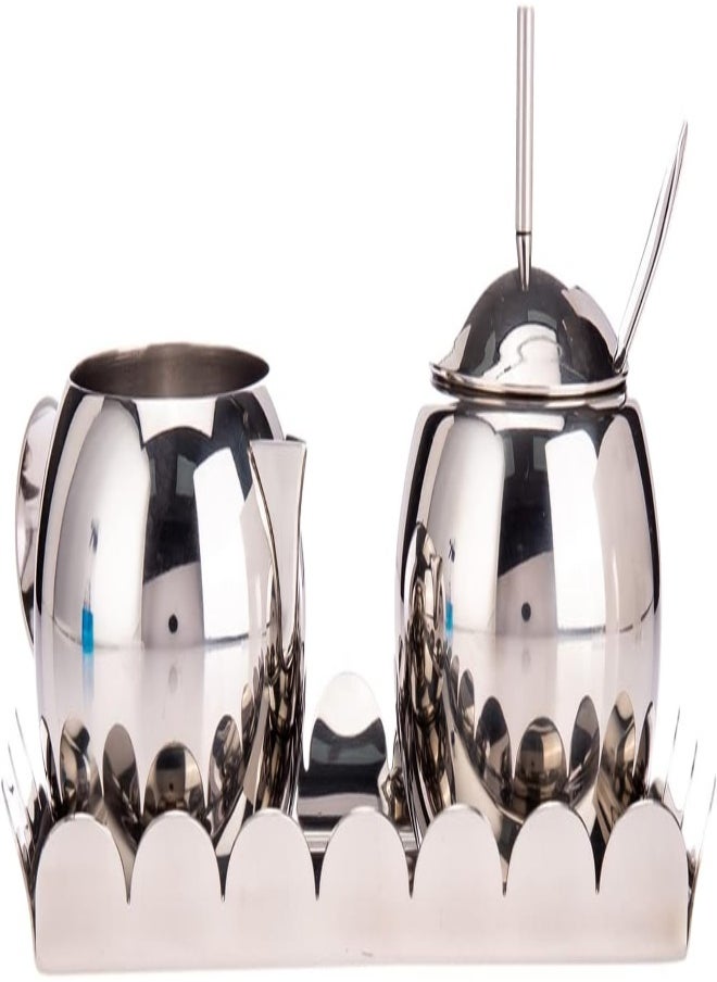 AKDC AKDC Silver Sugar Bowl With Milk Pot  - Image 5