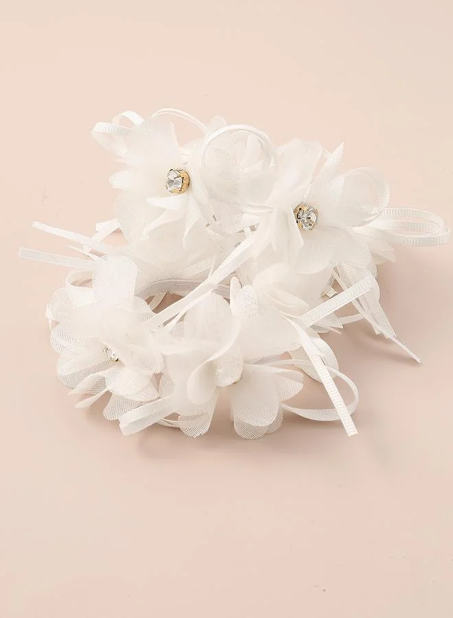 تايك تو Flower Hair Ties