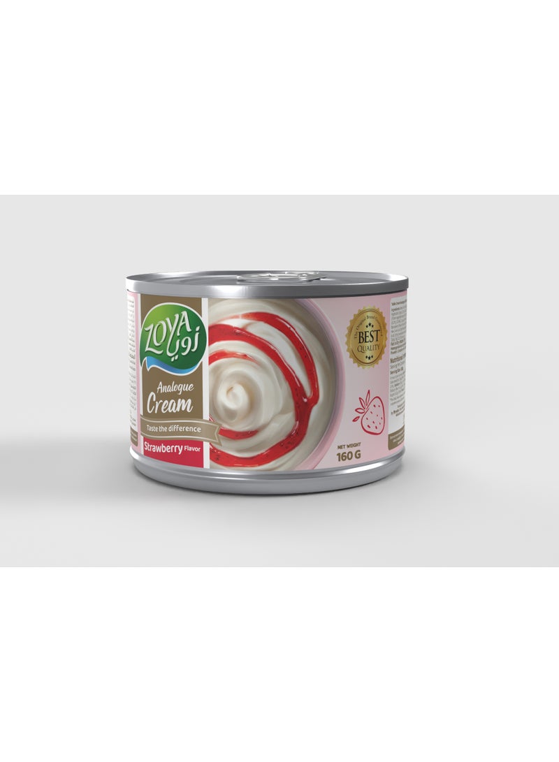 Zoya Gold Sterilized Cream Strawberry Flavor 160g - Image 1
