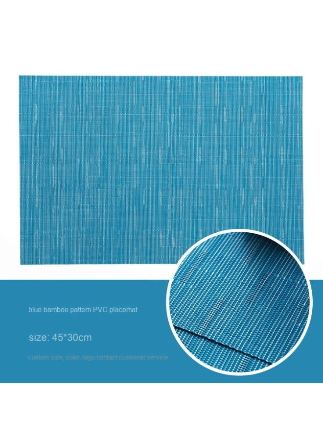 NIBEMINENT 2pcs Hotel Home Western Placemats Linen Japanese Insulated Coasters  - Image 1