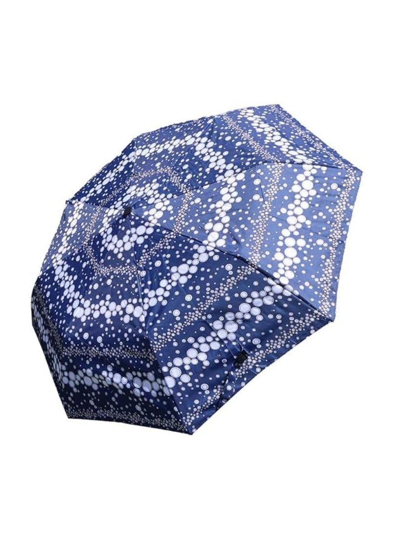 Yuwell Windproof Large Umbrella For Rain Automatic Open Wind Resistant Umbrellas For Adult Men And Women Travel Umbrella Auto Open For Windproof, Rainproof & UV Protection Blue/White - Image 1