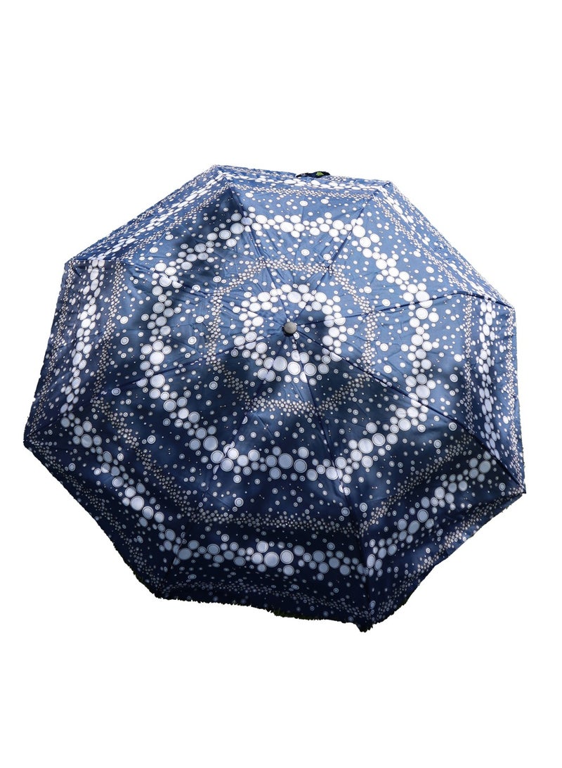 Yuwell Windproof Large Umbrella For Rain Automatic Open Wind Resistant Umbrellas For Adult Men And Women Travel Umbrella Auto Open For Windproof, Rainproof & UV Protection Blue/White - Image 4