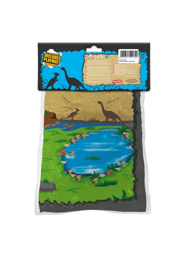 Deluxebase Jumbo Playset - Dinosaur Figurines from 12-Piece Large Dino Figurine Toy Set Including Stegosaurus, Pterodactyl and More. Great Kids Toys, Gifts and Party Favors. - Image 5