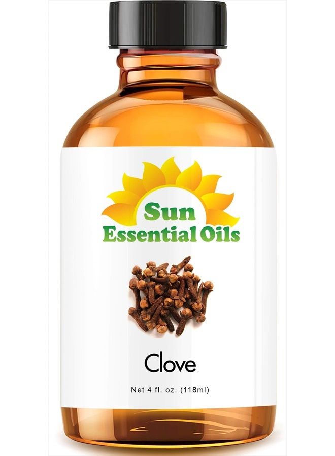 Sun Essential Oils 4oz - Clove Essential Oil - 4 Fluid Ounces - Image 1