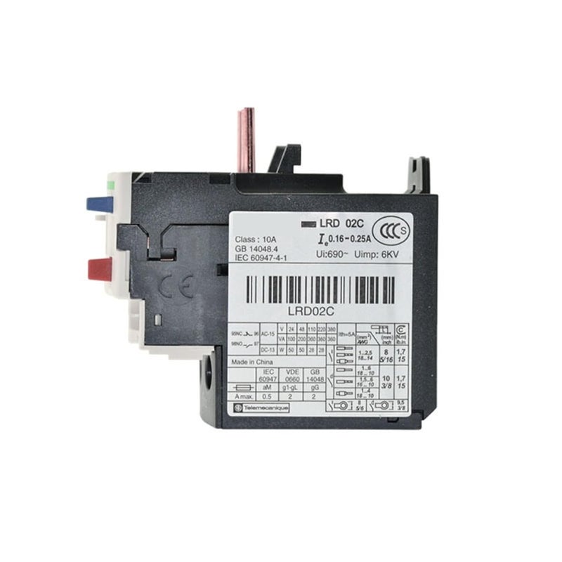 LRD06C 1 0 1 6A مرحل حراري زائد لمفتاح تلامس تيار متردد LC1D - Image 5