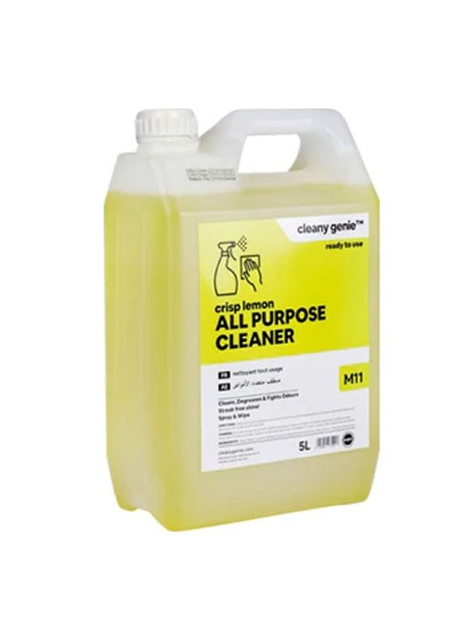 cleany genie All Purpose Cleaner Liquid - Crisp Lemon Fragrance 5L - Image 2