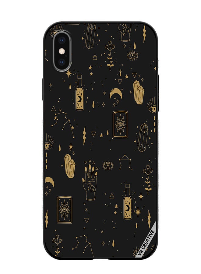 VR CREATIVE Protective Case Cover For Apple iPhone X/XS Abstract Design Multicolour - Image 1