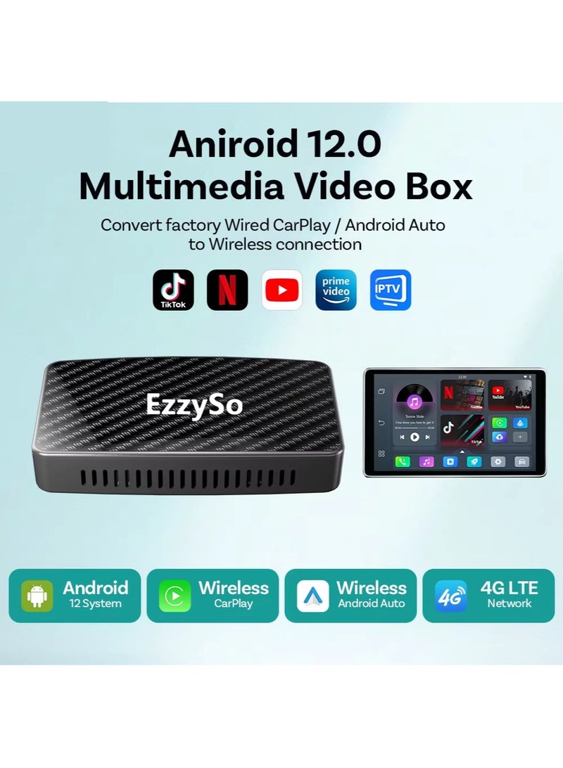 Play2 Video Pro Carplay Ai Box Wireless Android Auto Adapter Built in Youtube Netflix For VW Benz Ford 99% of Cars - Image 3