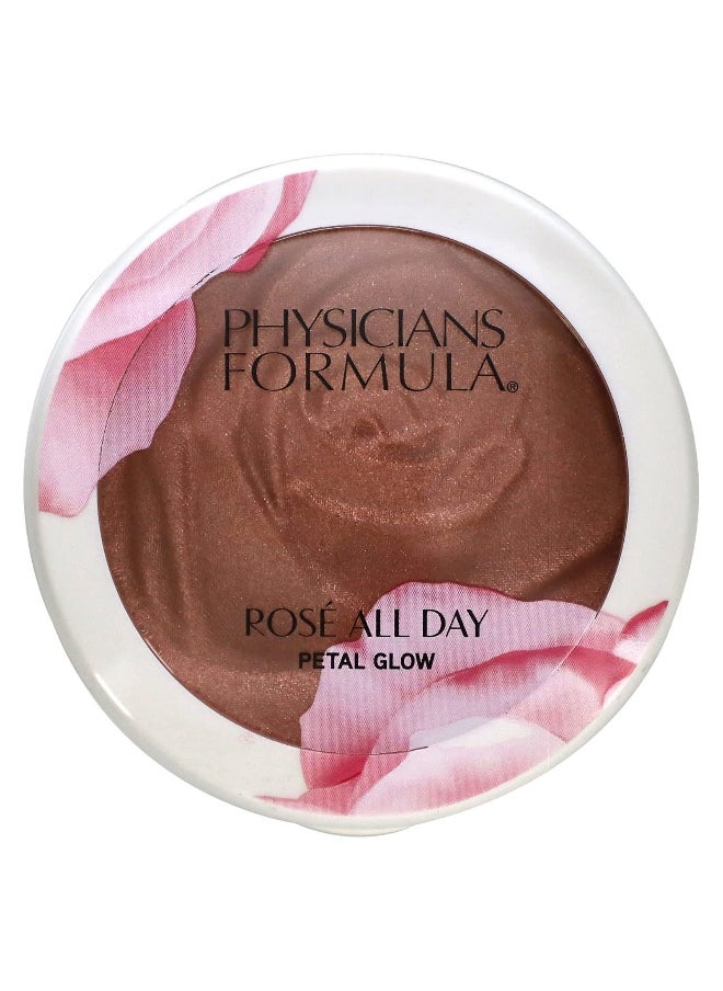 Physician's Formula Physicians Formula, Rosé All Day Petal Glow, Multi Use Highlighter, PF11125 Shimmering Rose, 0.32 oz (9.2 g)  - Image 1