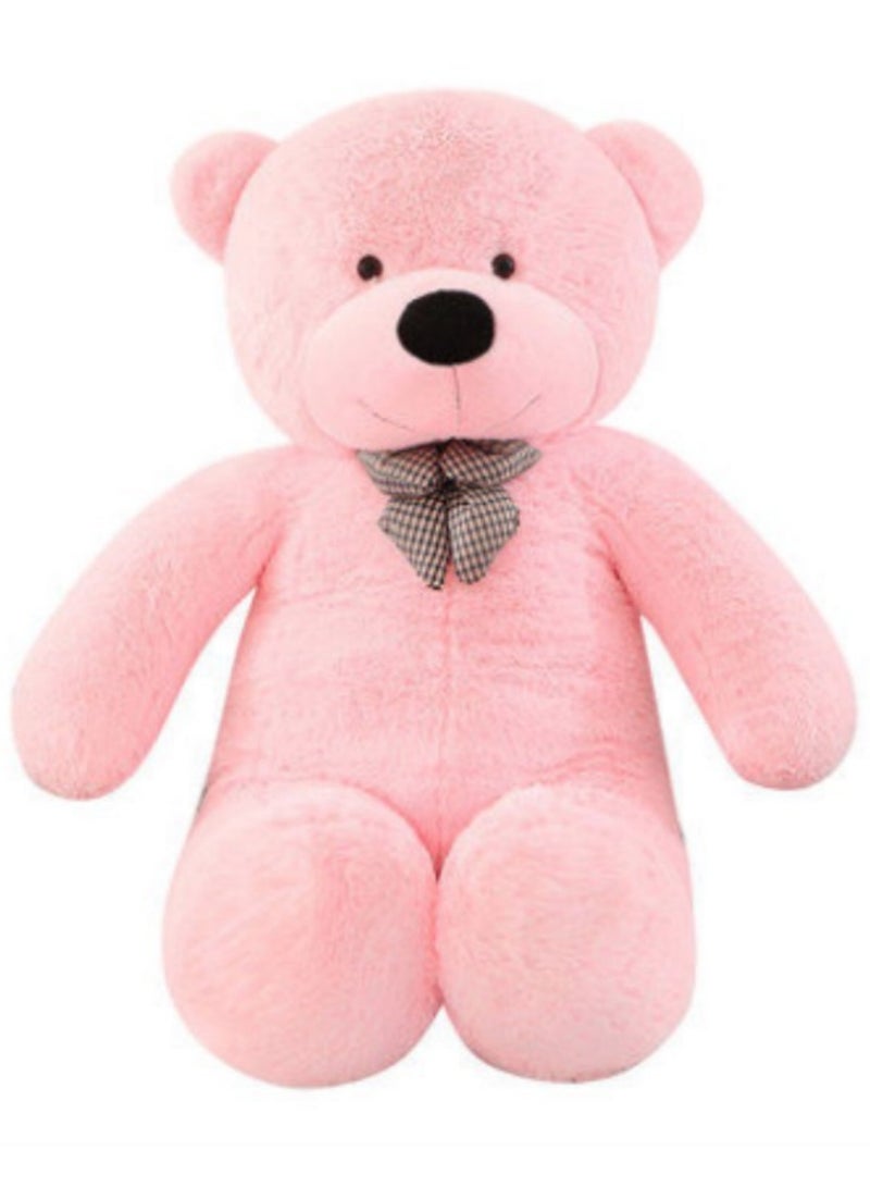 WAOKN Huge And Soft Teddy Bear Plush Soft Stuffed Toy，Giant Teddy Bear Stuffed Animal,Large Plush Toy Big Soft Toys,Huge Life Size Jumbo Cute Oversized Fat Bears Animals,Gifts for Girls Boys Kids Girlfriend (Pink, 100cm) - Image 1