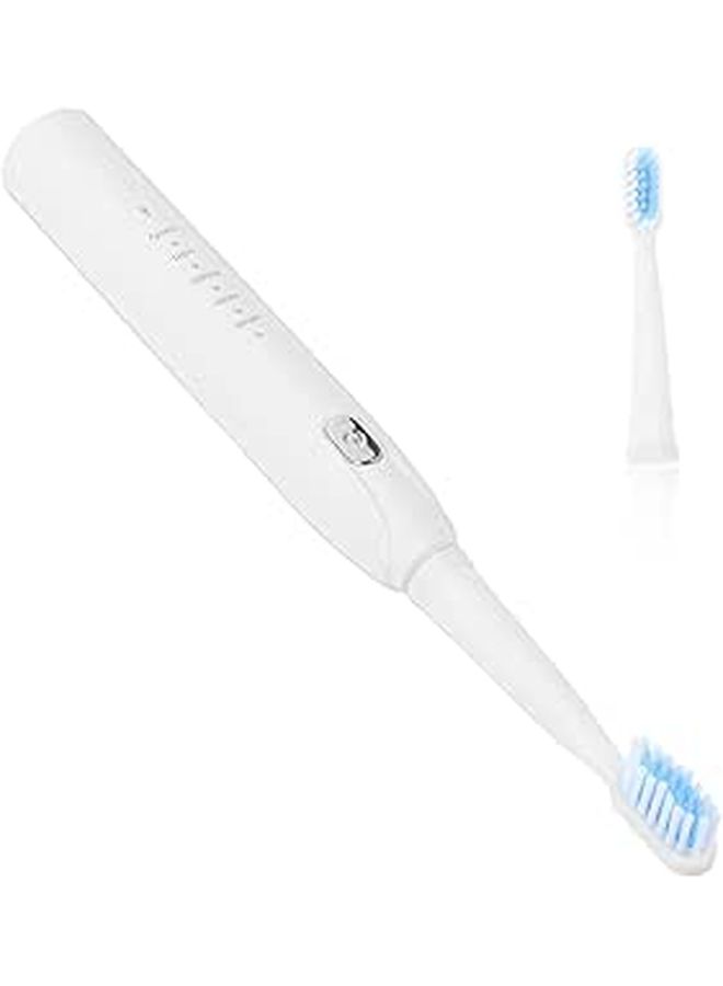 Baluue Electric Five Speed Vibration Toothbrush Soft Bristles Rechargeable Battery White - Image 1