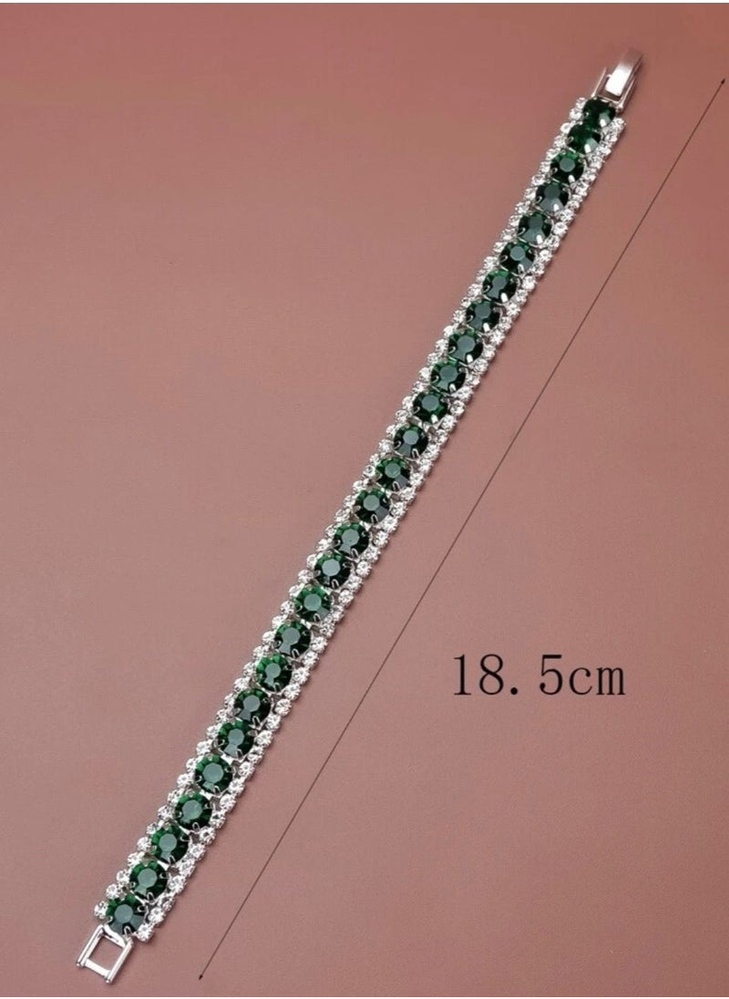 sixtyfour Fashion Multicolor Cubic Zircon Bracelet For Women  - Image 3