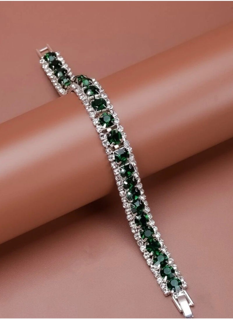 sixtyfour Fashion Multicolor Cubic Zircon Bracelet For Women  - Image 1