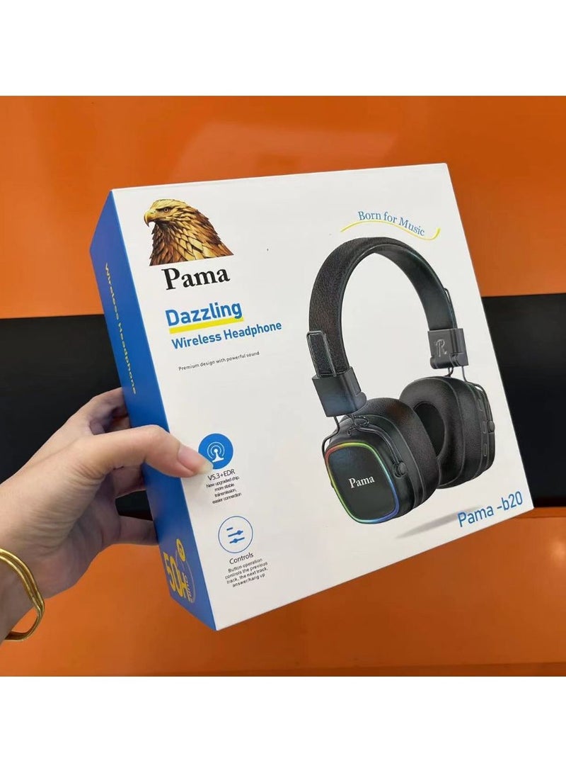 Pama Wireless B20 Bluetooth Headphones – Dazzling Design Pama - Image 4