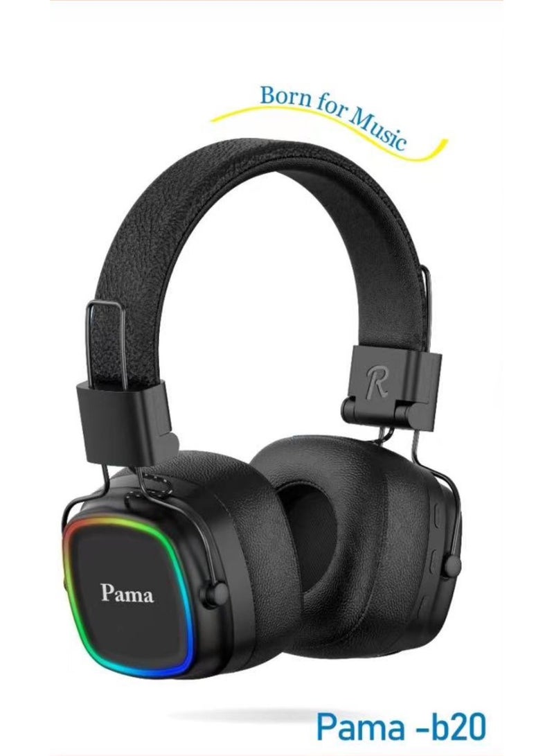 Pama Wireless B20 Bluetooth Headphones – Dazzling Design Pama - Image 2