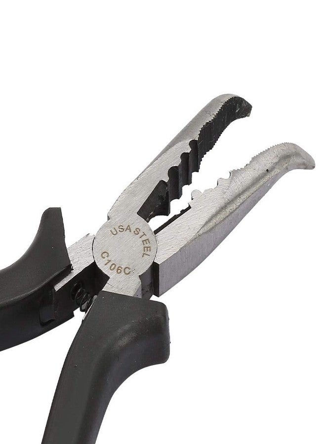 Thincol Slimline Bent Nose Pliers 6'' High Carbon Steel Round Curved Nose Pliers High Hardness, Firm And Strong，for Multiple Purposes. - Image 5