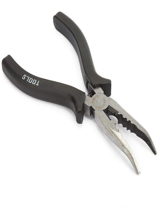 Thincol Slimline Bent Nose Pliers 6'' High Carbon Steel Round Curved Nose Pliers High Hardness, Firm And Strong，for Multiple Purposes. - Image 1