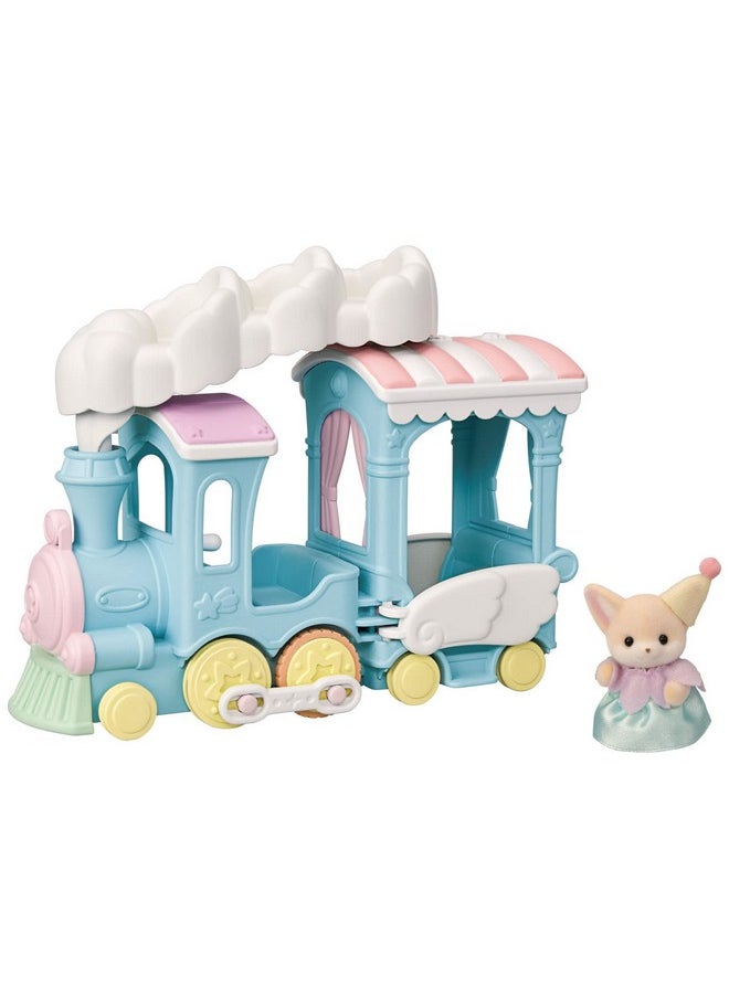 Calico Critters Calico Critters Floating Cloud Rainbow Train - Toy Vehicle Playset with 1 Collectible Figure  - Image 1