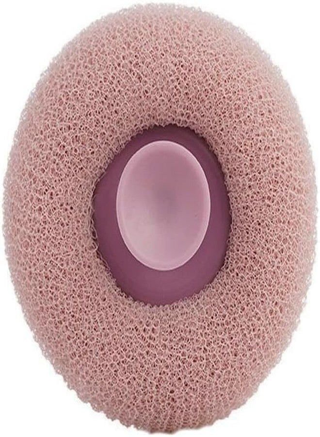 AVMPHD Suction Cup Loofah Bath Balls,Shower Sponge with Sucker Brush,Soft Bath Sponge Flower,Exfoliating Bath Ball Shower Brushes Massage Exfoliate Skin Scrubber - Image 1