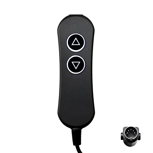Fruhdi Fruhdi Lift Chairs Power Recliners 2 Button 5 Pin Prong Remote Handset Controller Hand Control with USB and Backlight